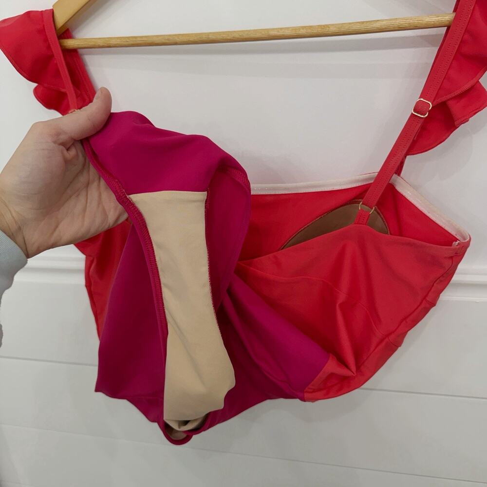 Women’s Summer salt The Ruffle Oasis Summer Berry & Spritz One Piece Swimsuit 12 - Picture 6 of 8